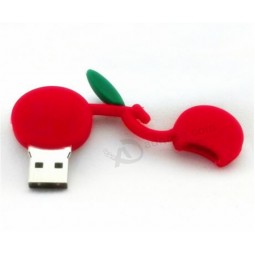 Wholesale custom USB Flash Drive Cherry Pen Drive Creative Gift Pendrive USB Stick Fruit Shape USB