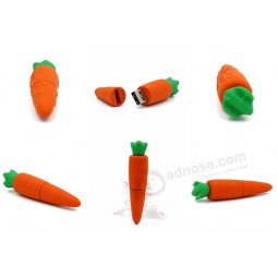 Wholesale cheap Vegetable USB Flash Drive Real Capacity Carrot Pen Drive U Disk Memory Card Fruit Carrot USB Creativo