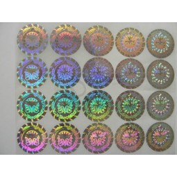 Demetalized Demetalization Holograms Holographic Stickers with Transparent Window