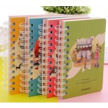 Hot Sale Page with Colourful Cover Spiral Note Book