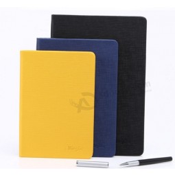 Custom Office Supplier Softcover Diary Notebook with Elastic Strap/ Band Printing