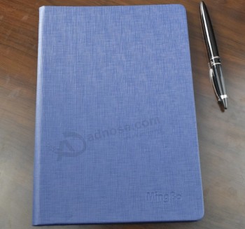 2017 定制日记一个4纸质皮革笔记本带按钮