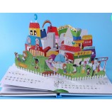 Offset Printing Music&Pop-up Book for Children