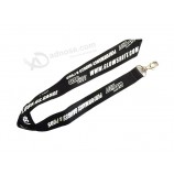 Custom with your logo for Simple Silk Printing Polyester Lanyard with cheap price
