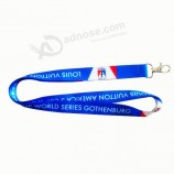 Wholesale high-end Eco-Friendly Dye Sublimation Custom Polyester Lanyard for Promotion