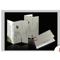 Wholesale Folding Leaflet on Boardpaper with Tri-Fold