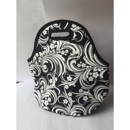 Sac à lunch en néoprène isoTherme refroidisseur promoTionnel avec fermeTure à glissière pour personnalisé avec voTre logo