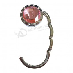 Hot Selling Newest High Quality Crystal Purse Hanger for custom with your logo