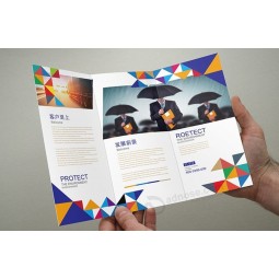 Impresión de folleTo baraTo en el folleTo de China/Tri-Página plegable de promoción