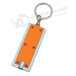 Wholesale customized high quality 2019 Hot Selling Cheap Plastic LED Keychain with your logo