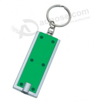 Wholesale customized high quality 2019 Hot Promotional Cheap Plastic LED Keychain with your logo
