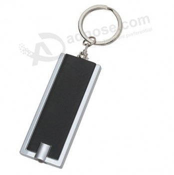 Wholesale customized high quality Hot Selling Custom Logo Printed Mini LED Keyring LED Keychain with your logo