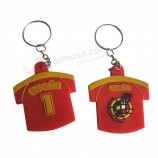 Cloth Shaped Custom Soft PVC Keychain with printing your logo