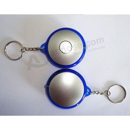Hot Promotional Round LED Light Keychain with printing your logo