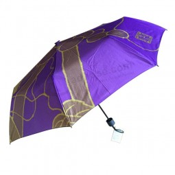 Cheap Mini Three Folding Umbrella for Promotional Use with printing your logo