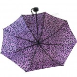 High Quality Windproof Manual Open Foldable Travel Umbrella with printing your logo
