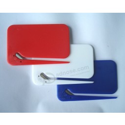 Promotion Plastic Various Shape Letter Opener for custom with your logo