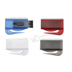 Multifunctional Plastic Letter Opener with Computer Brush for custom with your logo