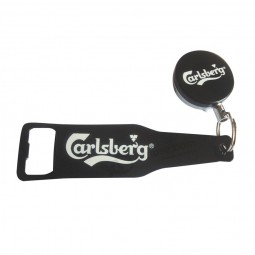 High Quality Stainless Steel Bottle Opener with Badge Reel for custom with your logo