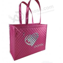 Customized Embossing Handled Non-Woven Shopping Bags for sale