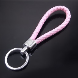 Weave Leather Keychain for Promotion (MK-022)
