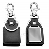 Promotional Real Leather Keychain with Custom Logo