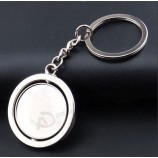 Promotional Round Metal Keychain with Logo