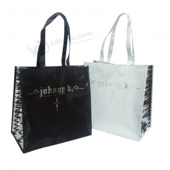 Wholesale Customized Laminating PP Nonwoven Recyclable Shopping Bag with your logo