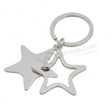 Keychain em branco da forma da esTrela para a promoção (Mk-062)