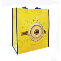 Custom high-end 2017 Promotional New Design Laminated PP Non Woven Shopping Bag