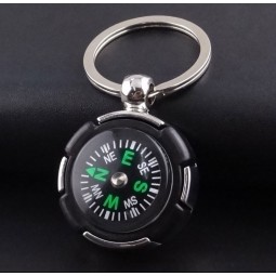 Custom Round Compass Keychain for Promotion (MK-068)