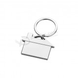 House Metal Keychain with Laser Logo (MK-076)