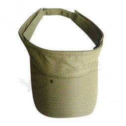 Custom Logo Embroidered 100% Cotton Sun Visor for sale with high quality