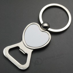 Custom Heart Shape Bottle Opener Keychain Wholesale