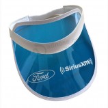 UV Prevention PVC Summer Plastic Sun Visor for custom with your logo