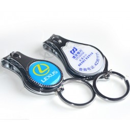 Promotional Gift Custom Nail Clipper with Bottle Opener Keychain