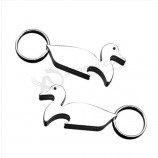 Wholesale Duck Shape Keyring with Laser Engraving Logo