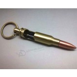 Abridor de garrAfa relaTivo à promoção baraTo da bala da cerveja com keychain