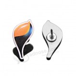 Cheap Promotional Aluminum Lapel Pin with Safety Pin