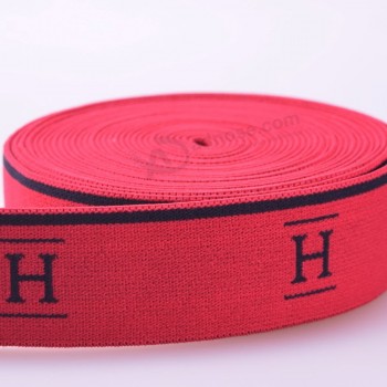 VlAk rood gekleurd pp/PoLypropyleen elasTische band op Tape