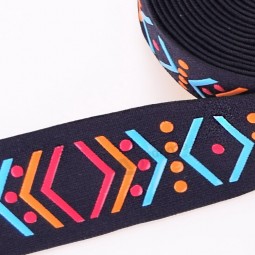Wholesale Strong Patterned Dacron/Nylon/Cotton Strap Elastic for Chair