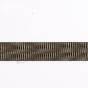 批发弹性灰色涤纶/尼龙/棉质表带织带两端