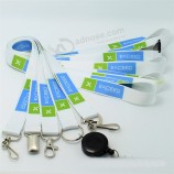 Wholesale Polyester Custom Logo Neck Lanyards for Business Card Holder with your logo