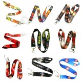 Wholesale Polyester Sublimation Funny Logo Neck Lanyards with Mobile Cleaner for Promotional Gift with your logo