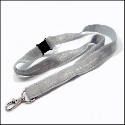 Wholesale High Class Jacquard/Woven Satin Custom Logo Neck Lanyard for Staff with your logo