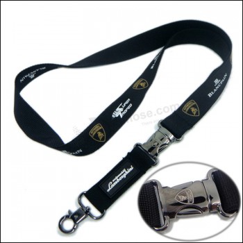Wholesale Custom Company Logo Nylon Imprinted Lanyards for Exhibition with high quality