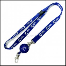 Wholesale Retractable PVC Name/ID Card Badge Reel Holder Custom Lanyard with Badge Holder with your logo