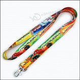 Wholesale Decorative Dye Sublimated/Heat Transfer Custom Lanyard with Free Setup.