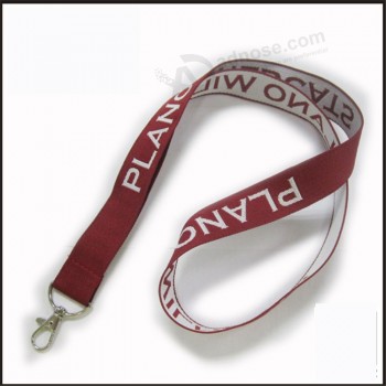 Wholesale Promotion Woven/Jacquard/Embroidered Logo Custom Lanyard for Show with your logo