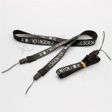 Wholesale Resistant Nylon Silkscreen Printed/Printing Logo Custom Lanyard Without MOQ